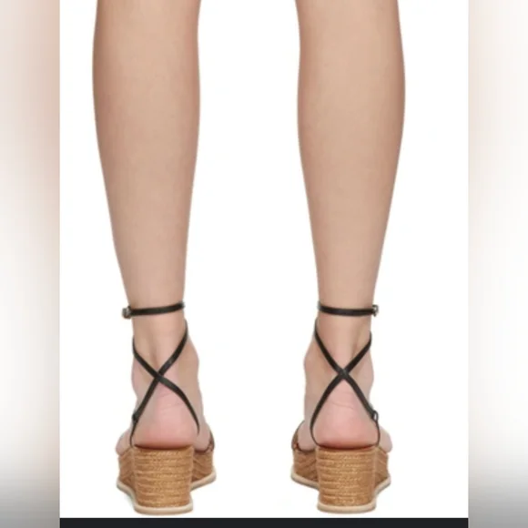 Jimmy Choo women's Driver 60 Wedge Heel Sandals Size 39 ,NWB - Picture 2 of 7